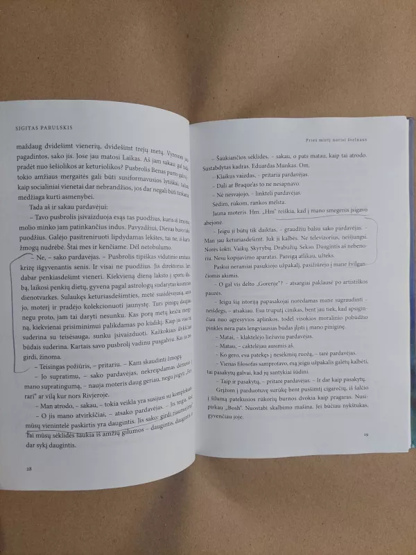 Prieš mirtį norisi švelnaus - Sigitas Parulskis, knyga 6