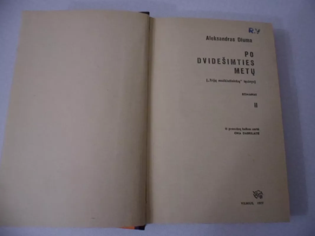 Po dvidešimties metų (II dalis) - Aleksandras Diuma, knyga 3