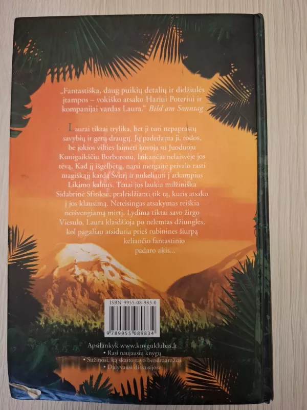 Laura ir Sidabrinės Sfinksės mįslė - Peter Freund, knyga 3