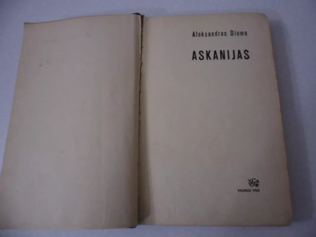 Askanijas - Aleksandras Diuma, knyga 3