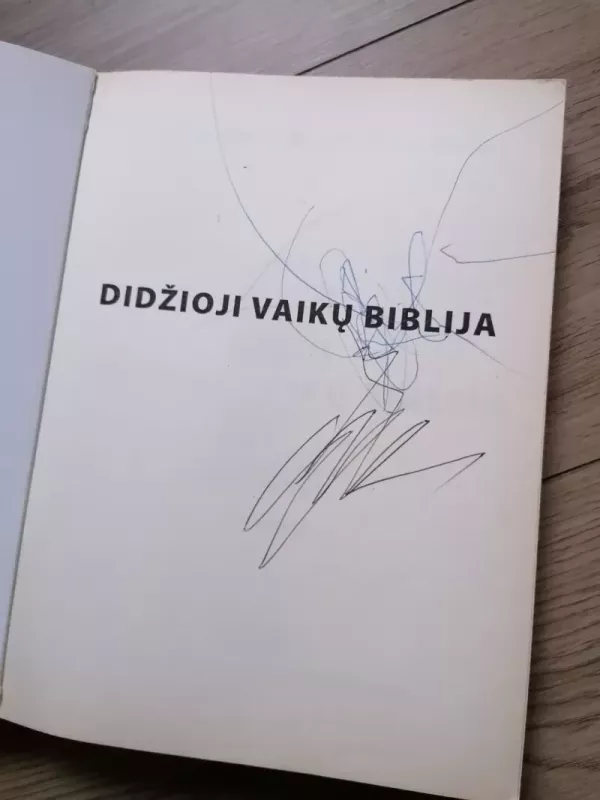 Didžioji Vaikų Biblija I tomas - Autorių Kolektyvas, knyga 4
