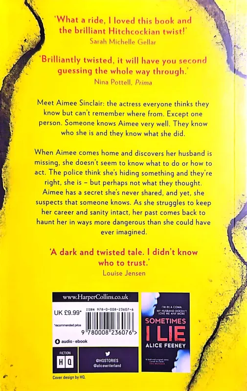 I know who you are - Alice Feeney, knyga 4