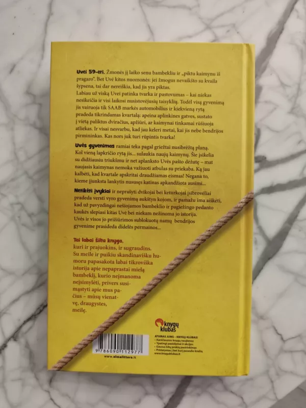 Gyveno kartą Uvė - Fredrik Backman, knyga 2