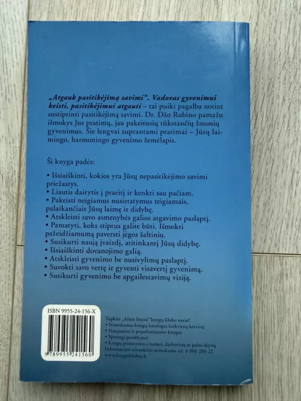 Atgauk pasitikėjimą savimi - Joe Rubino, knyga 3