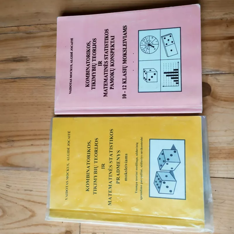 Kombinatorikos, tikimybių teorijos ir matematinės statistikos pamokų konspektai 10-12 klasių moksleiviams - Vaidotas Mockus, knyga 2