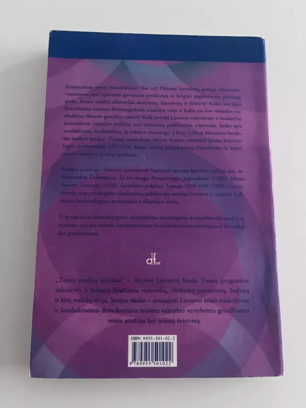 Virtuali nusikaltimų tikrovė - Aleksandras Dobryninas, knyga 3