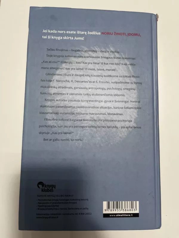 Kas aš esu? - Richard David Precht, knyga 3