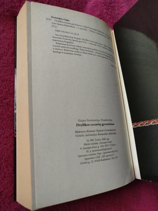 Dvylikos cezarių gyvenimas - Gajus Svetonijus Trankvilas, knyga 5