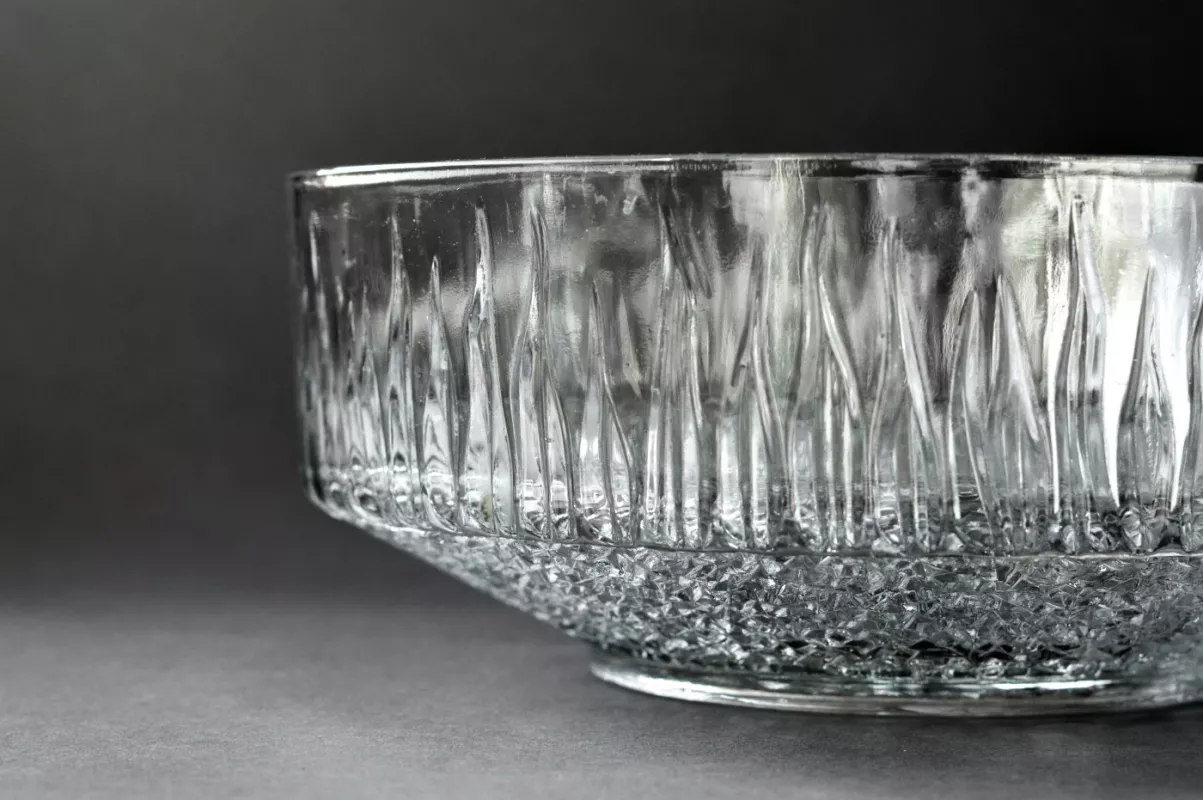 Vintage Arcoroc France krištolo dubuo Diamant - , namai ir interjeras 4