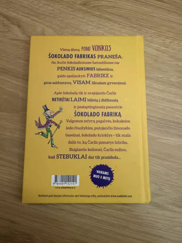 Čarlis ir šokolado fabrikas - Roald Dahl, knyga 3