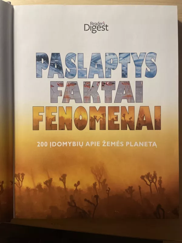 Paslaptys Faktai Fenomenai - Digest Reader's, knyga 4