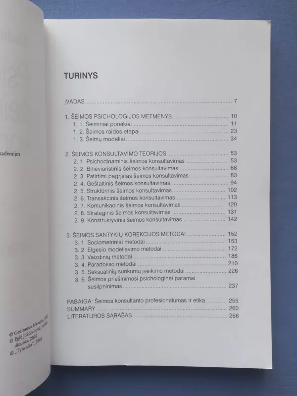 Psichologinis šeimos konsultavimas - Gediminas Navaitis, knyga 3