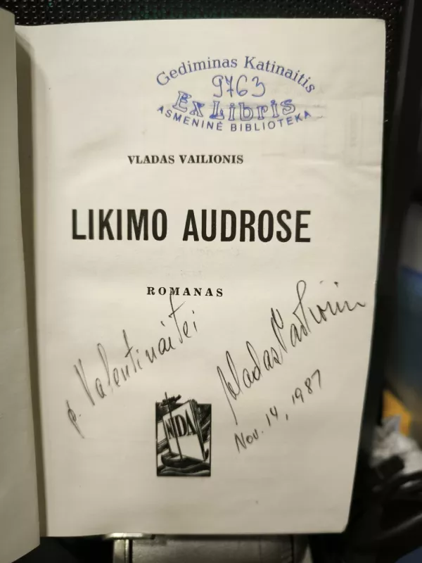 Likimo audrose - Vladas Vailionis, knyga 3