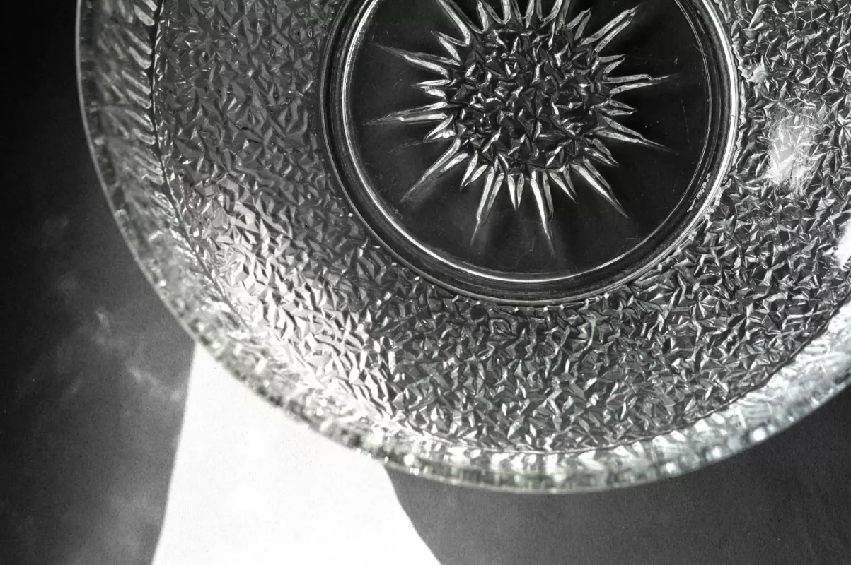 Vintage Arcoroc France krištolo dubuo Diamant - , namai ir interjeras 2