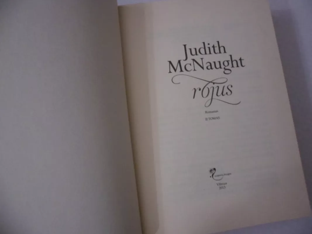 Rojus 2 tomas - Mcnaught Judith, knyga 3