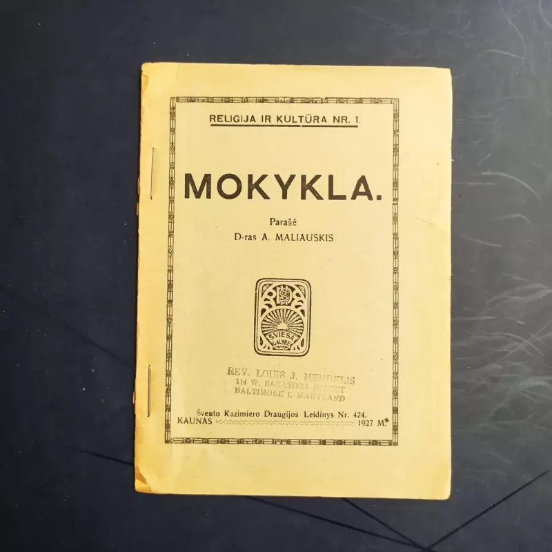 Mokykla - Antanas Maliauskis, knyga 2