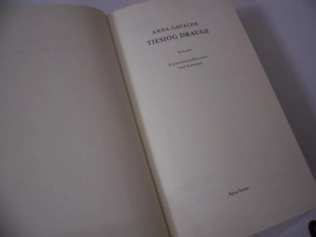 Tiesiog drauge - Anna Gavalda, knyga 4