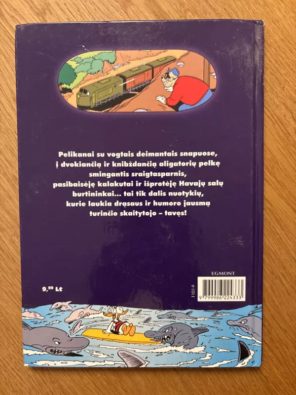 Donaldas ir kiti. Didysis traukinio apiplesimas ir juodosios pelkes paslaptis. - Walt Disney, knyga 4