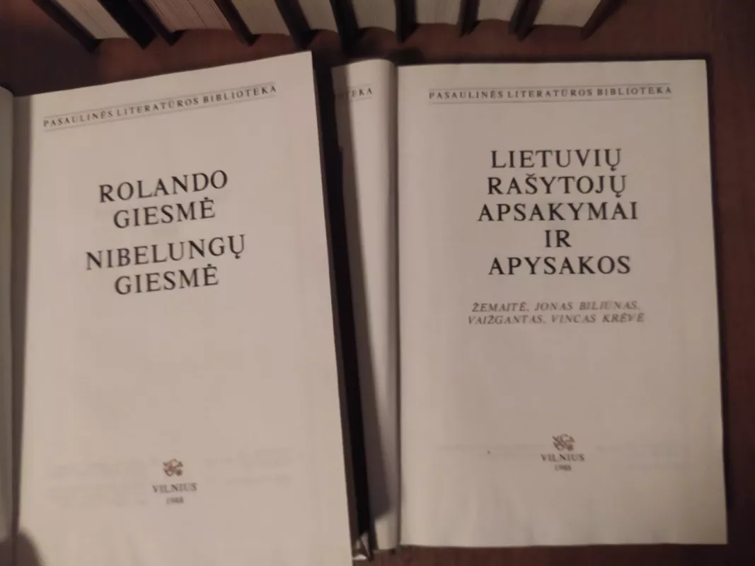 Pasaulinės literatūros biblioteka (Rinkinys) - Autorių kolektyvas (įvairūs), knyga 4