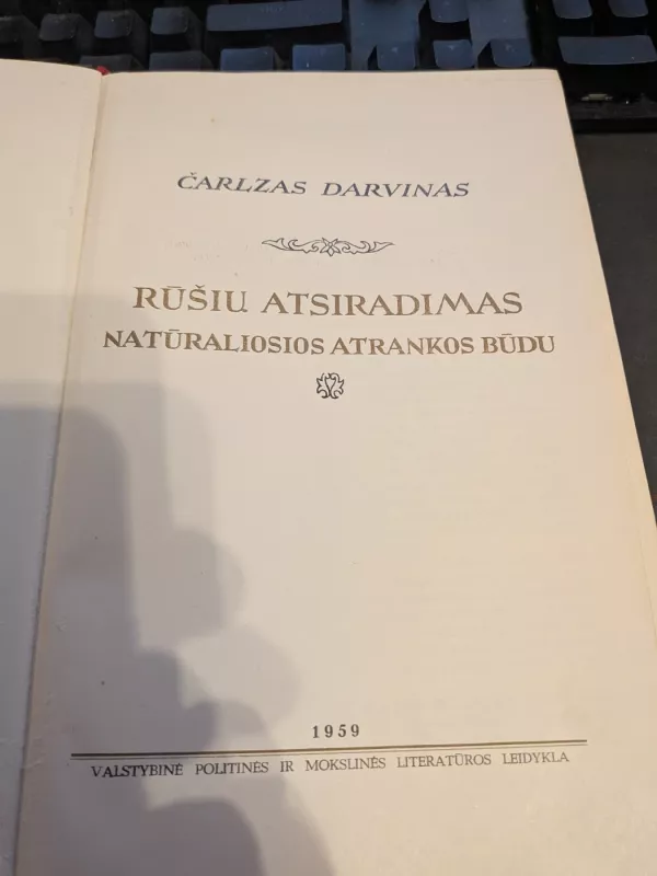 Rūšių atsiradimas - Čarlzas Darvinas, knyga 5