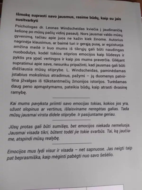 Jausti ir jaustis geriau. Kelionė link atsipalaidavimo - Leon Windscheid, knyga 3