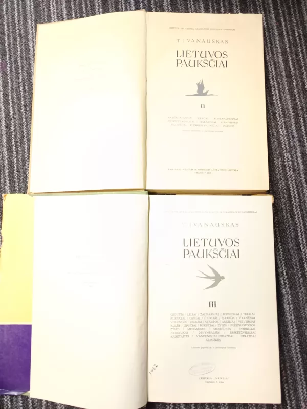 Lietuvos paukščiai T.Ivanauskas - Tadas Ivanauskas, knyga 2