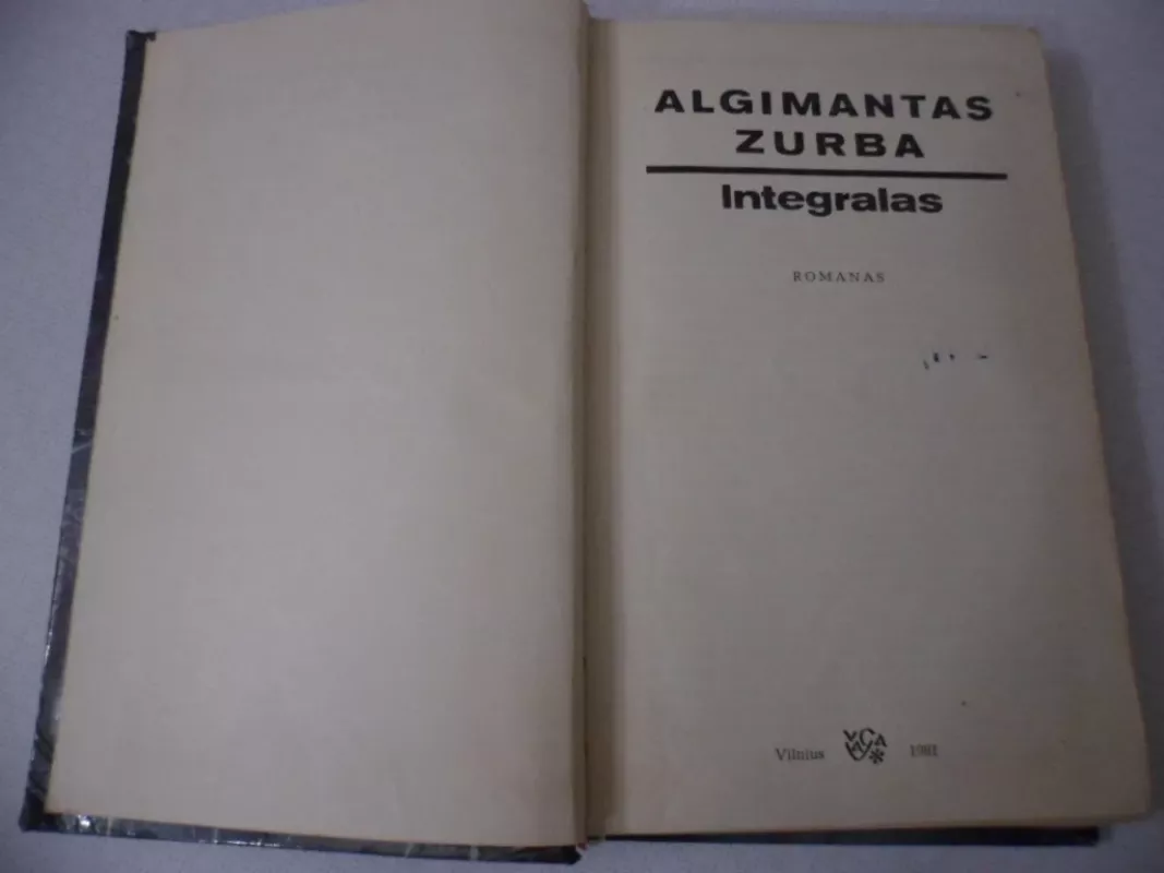 Integralas - Algimantas Zurba, knyga 3