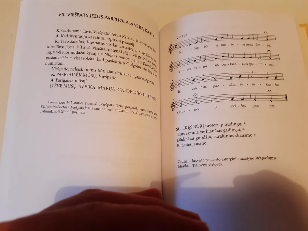 Tytuvėnų Bernardinų Vienuolyno Kalvarijų Maldynas ir Giesmynas - Alfonsas Motuzas, knyga 5