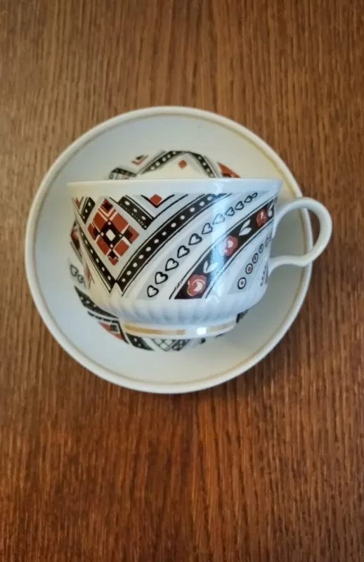 Puodeliai su lėkštute, 200ml, 4vnt., Ternopilio - , namai ir interjeras 5