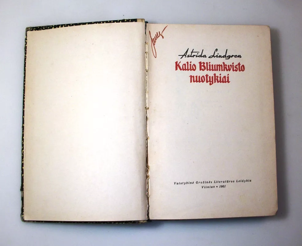 Kalio Bliumkvisto nuotykiai - Astrida Lindgren, knyga 5