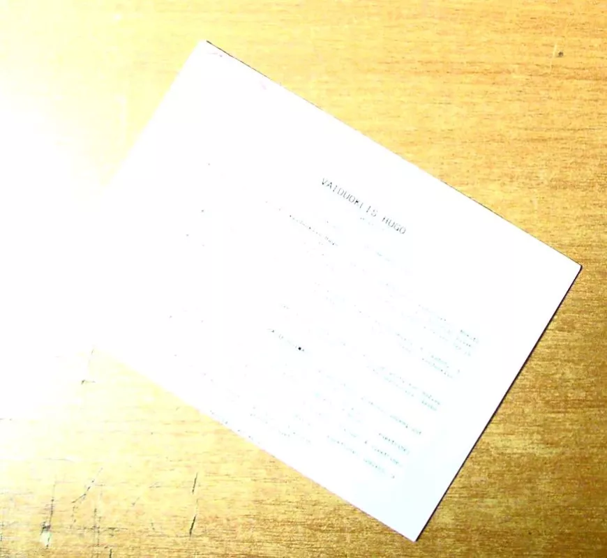 Vaiduoklis iš Hugo - , stalo žaidimas 4