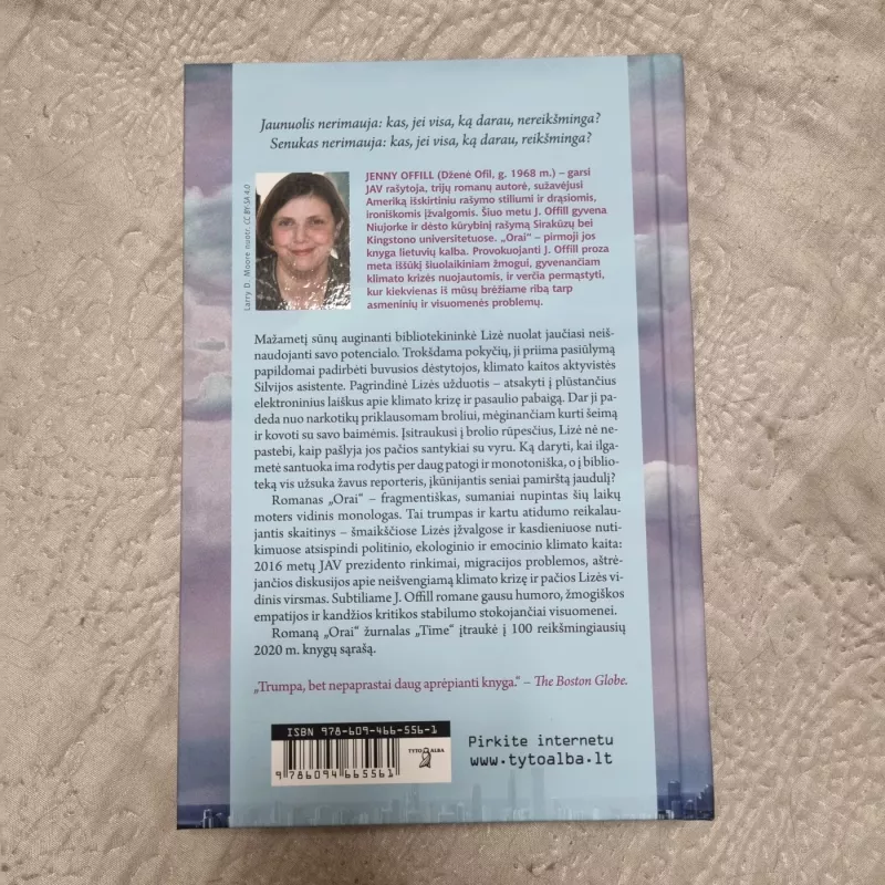 Orai - Jenny Offill, knyga 4