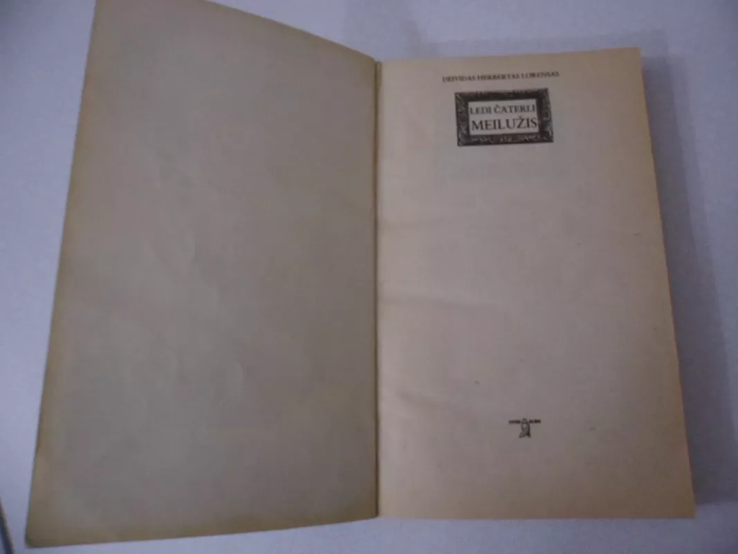 Ledi Čaterli meilužis - David Herbert Lawrence, knyga 3