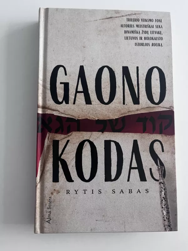 Gaono kodas - Rytis Sabas, knyga 2