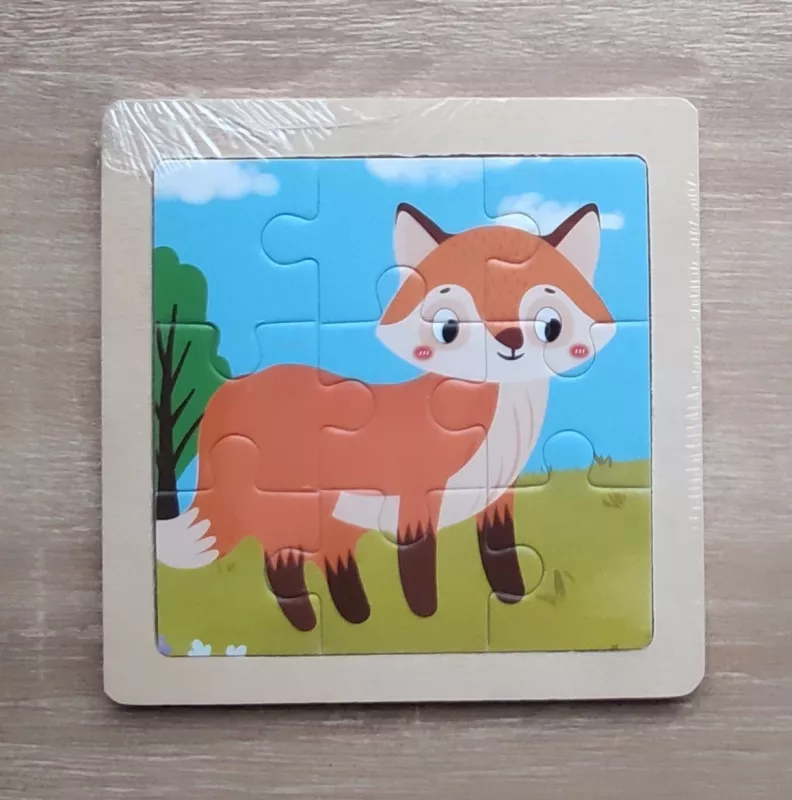 Medinė dėlionė ,,Lapė'' - , stalo žaidimas 2