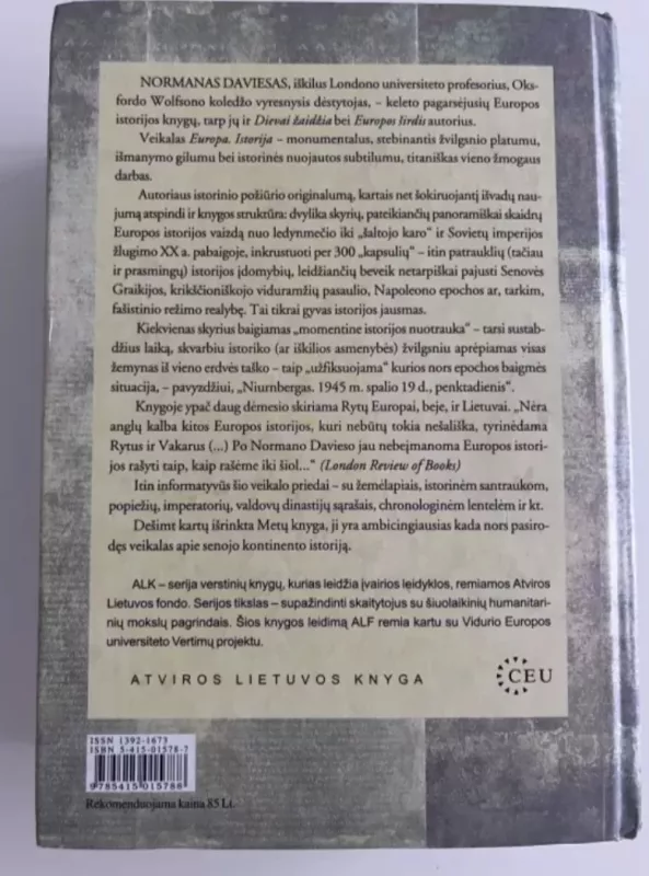 EUROPA ISTORIJA - Norman Davies, knyga 3