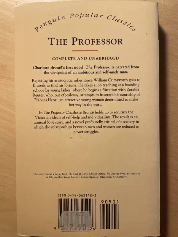 The Professor - Charlotte Bronte, knyga 3