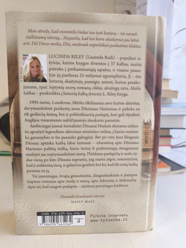 Meilės laiškas - LUCINDA RILEY, knyga 3