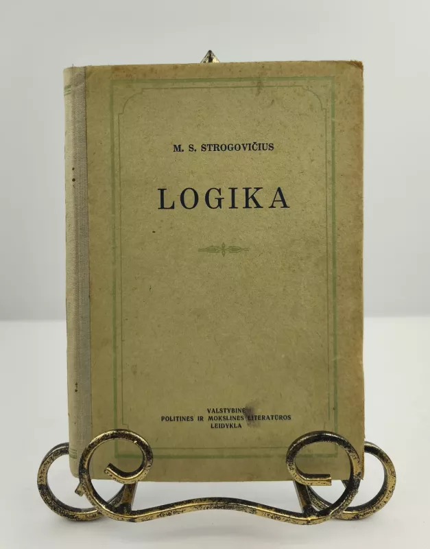 Logika 1950m. - M. S. Strogovičius, knyga 2