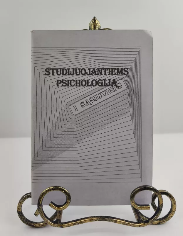 Studijuojantiems psichologiją I sąsiuvinis - Jonas Pacevičius, knyga 2