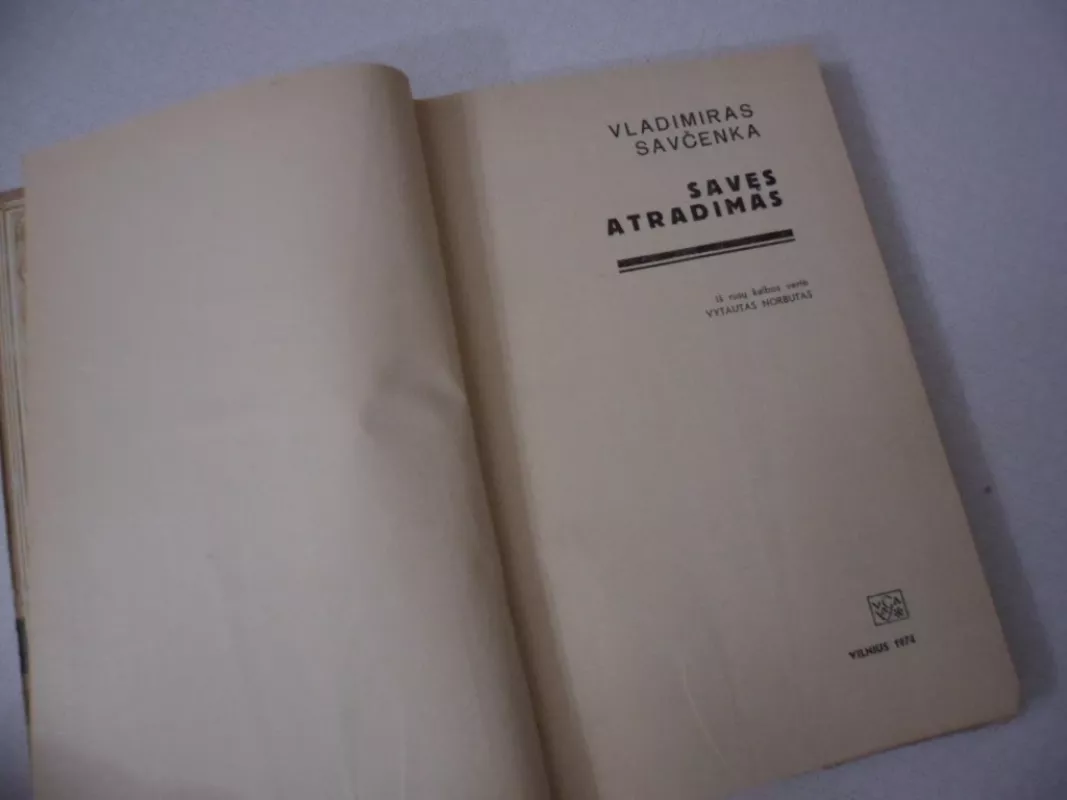 Savęs atradimas - Vladimiras Savčenka, knyga 3