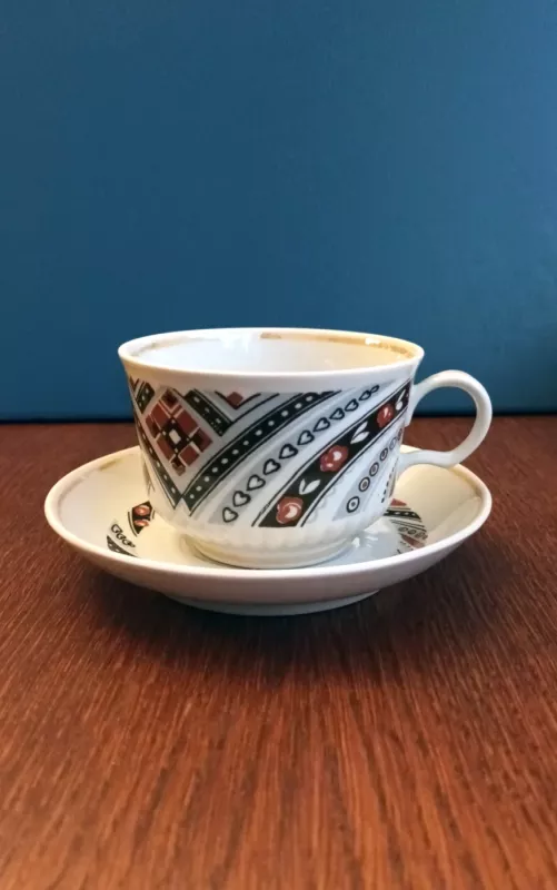 Puodeliai su lėkštute, 200ml, 4vnt., Ternopilio - , namai ir interjeras 4