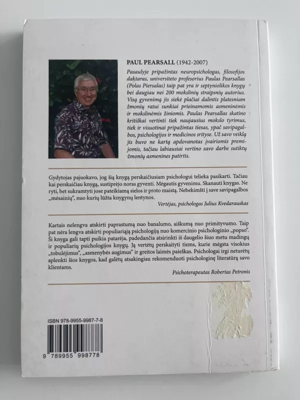 Psichologai irgi klysta - Paul Pearsall, Ph.d, knyga 3