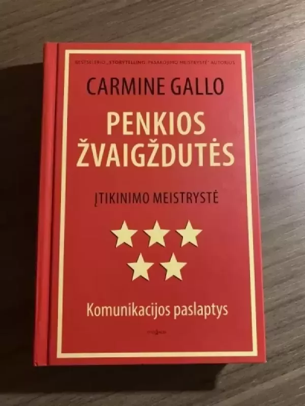 Penkios žvaigždutės - Carmine Gallo, knyga 2