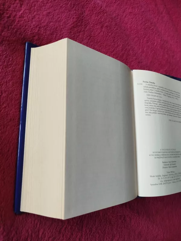 4 valandos kūnui - Timothy Ferriss, knyga 5