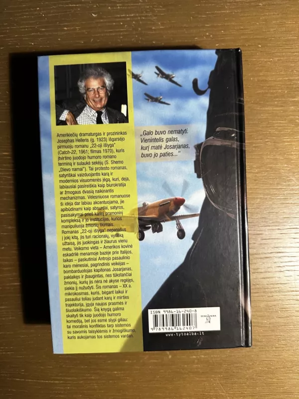 22-oji išlyga - Joseph Heller, knyga 3