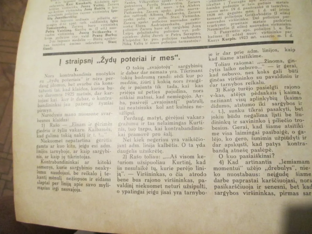 Policija Nr. 5, 1933 m. - Autorių kolektyvas, knyga 5