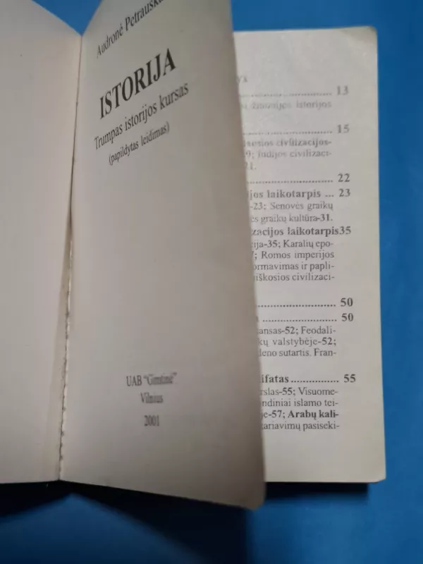 Istorija:Trumpas istorijos kursas - Audronė Petrauskaitė, knyga 3