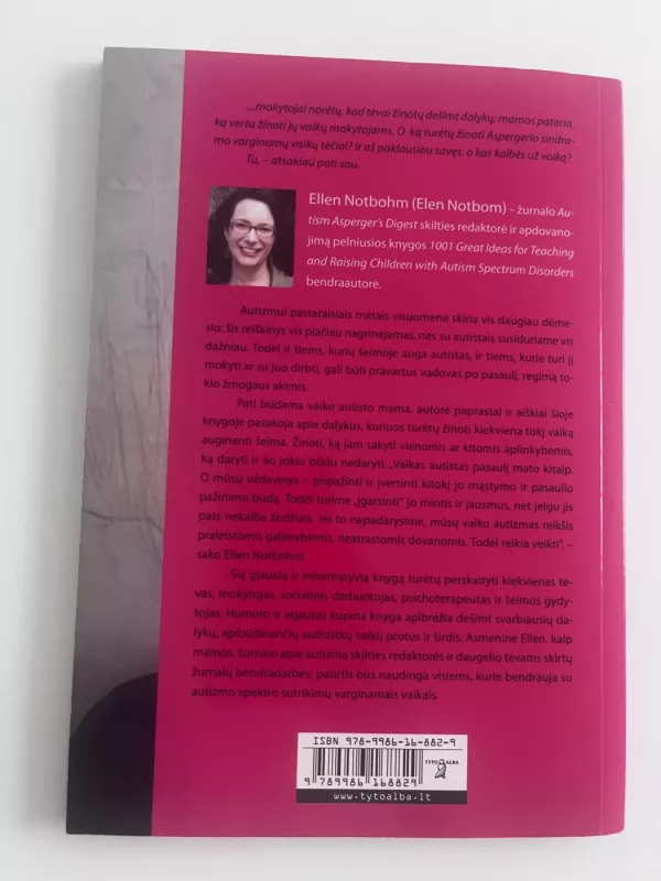 Kiekvienas autistiškas vaikas norėtų, kad jūs žinotumėte dešimt dalykų - Ellen Notbohm, knyga 3
