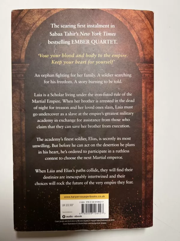 An Ember in the Ashes - Sabaa Tahir, knyga 5